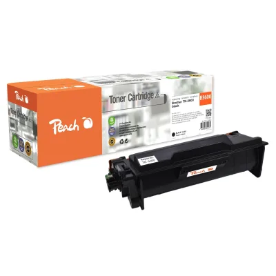 Peach B3600 BK Toner bk ersetzt Brother TN-3600BK für z.B. Brother DCPL 5510 DW, Brother HLL 5210 DN, Brother HLL 5210 DNT, Brother HLL 5210 DNTT (wiederaufbereitet)