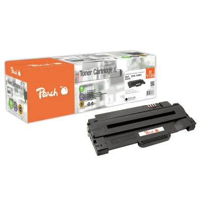 Peach D1130  Toner bk ersetzt Dell 1130XLBK, 7H53W, 593-10961 für z.B. Dell 1130, Dell 1130 n, Dell 1133, Dell 1135 n (wiederaufbereitet)
