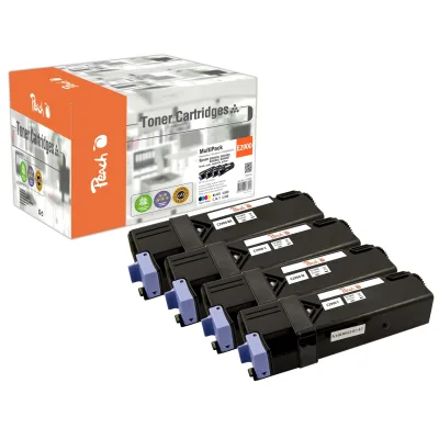 Peach E2900  4 Toner (bk, c/m/y) ersetzt Epson S050627-30, C13S050627-30 für z.B. Epson Aculaser C 2900 DN, Epson Aculaser C 2900 N (wiederaufbereitet)