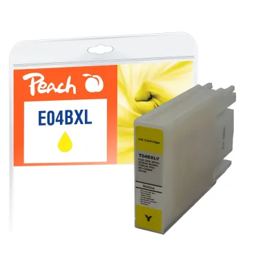 Peach E4B4y Druckerpatrone XL ye ersetzt Epson T04B4 y, C13T04B44010 für z.B. Epson WorkForce Pro WFC 8100, Epson WorkForce Pro WFC 8190 D3TWC