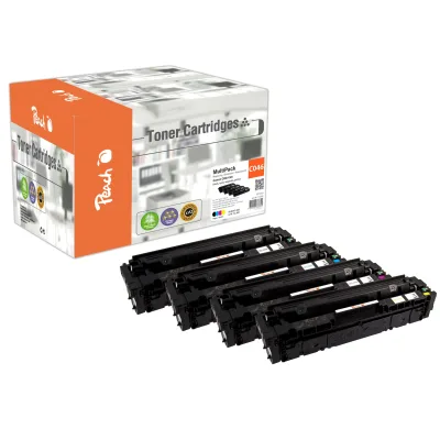 Peach HP 046  4 Toner (bk, c/m/y) ersetzt Canon CRG-046, 1250C002, 1249C002, 1248C002, 1247C002 für z.B. Canon ISensys LBP -650 (wiederaufbereitet)