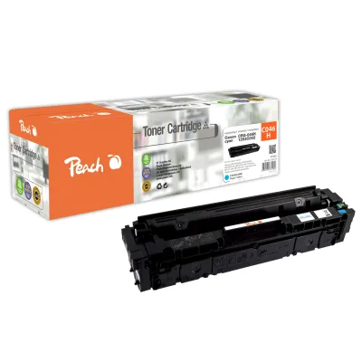 Peach HP 046 Hc Toner XL cy ersetzt Canon CRG-046H c, 1253C002 für z.B. Canon ISensys LBP -650, Canon ISensys LBP -653 Cdw, Canon ISensys MF 730 (wiederaufbereitet)