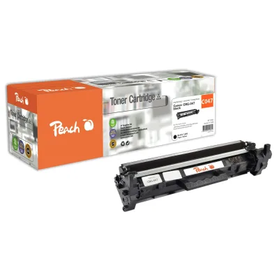 Peach HP 047 bk Toner bk ersetzt Canon CRG-047 bk, 2164C002 für z.B. Canon imageCLASS MF 113 w, Canon iSENSYS LBP -110, Canon iSENSYS LBP -112 (wiederaufbereitet)