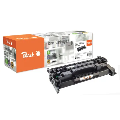 Peach HP 056 BK Toner XL bk ersetzt Canon CRG-056BK für z.B. Canon iSENSYS LBP -320, Canon iSENSYS LBP -325 dn, Canon iSENSYS LBP -325 x (wiederaufbereitet)