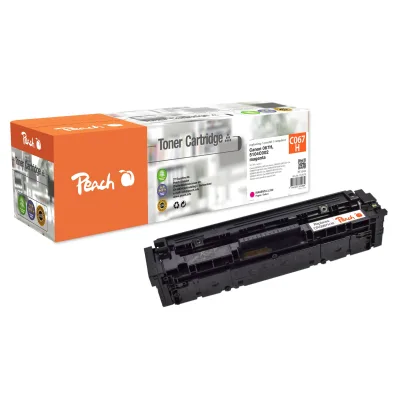 Peach HP 207-W2210/1/2/3-C067 Toner XL ma ersetzt Canon 067H m, 5104C002 für z.B. Canon iSENSYS MF 650, Canon iSENSYS MF 651 Cw (wiederaufbereitet)