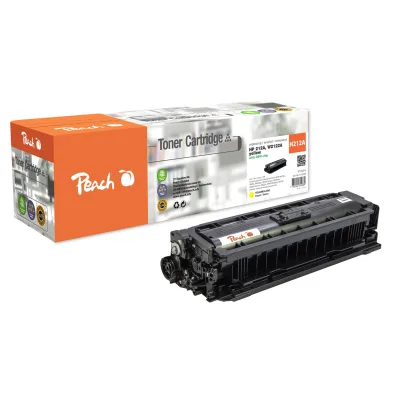 Peach HP 212 A Toner ye ersetzt HP No. 212A, W2122A für z.B. HP Color LaserJet Enterprise Flow MFP M 578 c, HP Color LaserJet Enterprise M 554 (wiederaufbereitet)