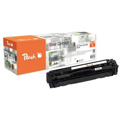 Peach HP 219 X Toner XL bk ersetzt HP No. 219X, W2190X für z.B. HP Color LaserJet Pro 3202 dw, HP Color LaserJet Pro MFP 3300 (wiederaufbereitet)