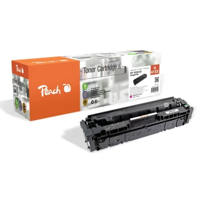 Peach HP 415 X Toner XL ma ersetzt HP No. 415X, W2033X für z.B. HP Color LaserJet Pro MFP M 479 dw, HP Color LaserJet Pro MFP M 479 fdn (wiederaufbereitet)
