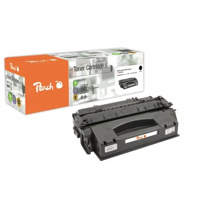 Peach HP 49 XBK Toner XL bk ersetzt Canon, HP No. 49X BK, CRG-708H, Q5949X für z.B. Canon ISensys LBP -3300, Canon ISensys LBP -3360 (wiederaufbereitet)