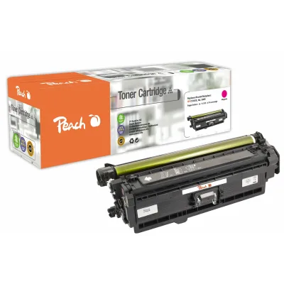 Peach HP 508 XM Toner XL ma ersetzt HP No. 508X M, CF363X für z.B. HP Color LaserJet Enterprise Flow MFP M 577 c, HP Color LaserJet Managed M 550 (wiederaufbereitet)