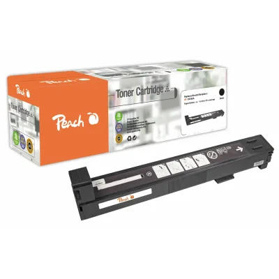 Peach HP 823 ABK Toner bk ersetzt HP No. 823A BK, CB380A für z.B. HP Color LaserJet CP 6000, HP Color LaserJet CP 6015 DE (wiederaufbereitet)