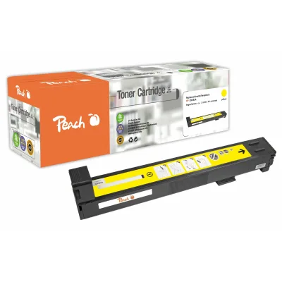 Peach HP 824 AY Toner ye ersetzt HP No. 824A Y, CB382A für z.B. HP Color LaserJet CM 6030 F MFP, HP Color LaserJet CM 6030 MFP (wiederaufbereitet)