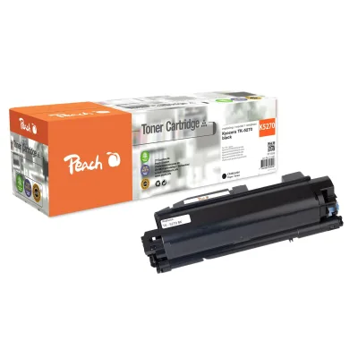 Peach K5270 K Toner bk ersetzt Kyocera TK-5270K für z.B. Kyocera ECOSYS M 6230 cidn, Kyocera ECOSYS M 6230 cidnt, Kyocera ECOSYS M 6630 cidn (wiederaufbereitet)
