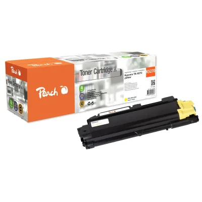 Peach K5270 Y Toner ye ersetzt Kyocera TK-5270Y für z.B. Kyocera ECOSYS M 6230 cidn, Kyocera ECOSYS M 6230 cidnt, Kyocera ECOSYS M 6630 cidn (wiederaufbereitet)
