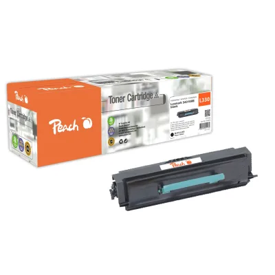 Peach L330  Toner bk ersetzt Lexmark No. 330, No. 340BK, 34016HE für z.B. Lexmark E 330, Lexmark E 332, Lexmark E 332 N, Lexmark E 332 TN (wiederaufbereitet)