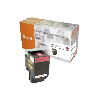 Peach L54  Toner XL ma ersetzt Lexmark C544X2MG für z.B. Lexmark C 544 DN, Lexmark C 544 DTN, Lexmark C 544 DW, Lexmark C 544 N, Lexmark X 544 DN (wiederaufbereitet)
