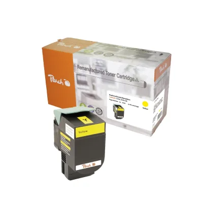 Peach L54  Toner XL ye ersetzt Lexmark C544X2YG für z.B. Lexmark C 544 DN, Lexmark C 544 DTN, Lexmark C 544 DW, Lexmark C 544 N, Lexmark X 544 DN (wiederaufbereitet)