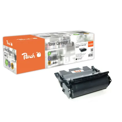 Peach L63 XBK Toner bk ersetzt Lexmark No. 63XBK, 12A7362 für z.B. Lexmark Optra T 630, Lexmark Optra T 630 DN, Lexmark Optra T 630 N (wiederaufbereitet)