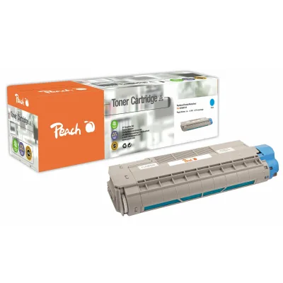 Peach O4386/87/36/85 Toner cy ersetzt OKI 43865723 für z.B. OKI C 5850, OKI C 5850 DN, OKI C 5850 N, OKI C 5950, OKI C 5950 CDTN, OKI C 5950 DN (wiederaufbereitet)