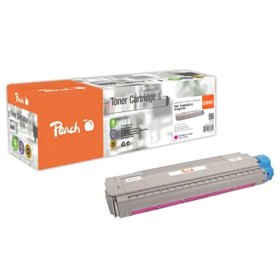 Peach O4405  Toner ma ersetzt OKI 44059210 für z.B. OKI CX 2633, OKI MC 860 CDTN, OKI MC 860 CDXN, OKI MC 860 DN (wiederaufbereitet)