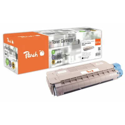 Peach O4431/28/34/4391 Toner bk ersetzt OKI 44318608 für z.B. OKI C 710 CDTN, OKI C 710 DN, OKI C 710 DTN, OKI C 710 N, OKI C 711 CDTN (wiederaufbereitet)