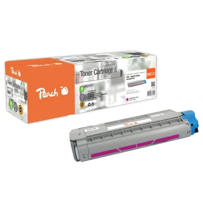 Peach O4650-75 Toner ma ersetzt OKI 46507506 für z.B. OKI C 612 DN, OKI C 612 N, OKI C 612 (wiederaufbereitet)