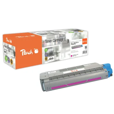 Peach O4650-76 Toner ma ersetzt OKI 46507614 für z.B. OKI C 712 DN, OKI C 712 N, OKI C 712 (wiederaufbereitet)