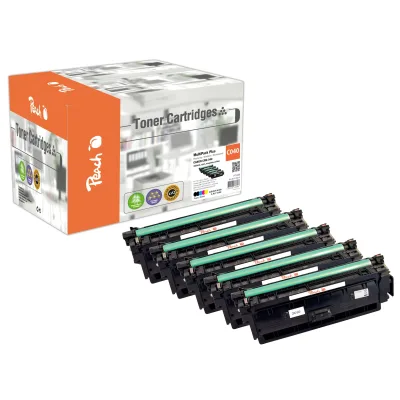 Peach PEACH H040 5 Toner (2*bk, c/m/y) ersetzt Canon CRG-040, 0460C002*2, 0458C002, 0456C002, 0454C002 für z.B. Canon ISensys LBP -710 Cx (wiederaufbereitet)