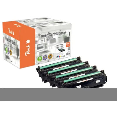 Peach PEACH H040H 5 Toner XL (2*bk, c/m/y) ersetzt Canon CRG-040H, 0461C002*2, 0459C002, 0457C002, 0455C002 für z.B. Canon ISensys LBP -710 Cx (wiederaufbereitet)