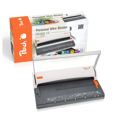 Peach Personal Wire Binder/Closer A4 - PB300-15