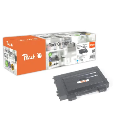 Peach S500  Toner cy ersetzt Samsung CLP-500D5C/ELS für z.B. Samsung CLP -500, Samsung CLP -500 A, Samsung CLP -500 G, Samsung CLP -500 N (wiederaufbereitet)