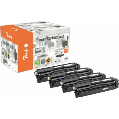 Peach S504  4 Toner (bk, c/m/y) ersetzt Samsung CLT-P504C, SU400A für z.B. Samsung CLP -410, Samsung CLP -415 N, Samsung CLP -415 NW (wiederaufbereitet)