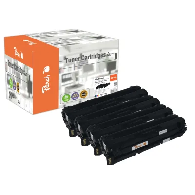Peach S506  4 Toner XL (bk, c/m/y) ersetzt Samsung CLT-506L für z.B. Samsung CLP -680, Samsung CLP -680 DW, Samsung CLP -680 ND (wiederaufbereitet)