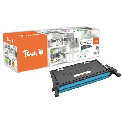 Peach S5082  Toner XL cy ersetzt Samsung CLT-C5082L/ELS, SU055A für z.B. Samsung CLP -620, Samsung CLP -620 ND, Samsung CLP -670 (wiederaufbereitet)