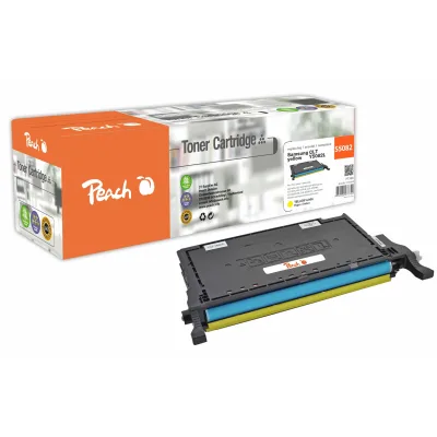 Peach S5082  Toner XL ye ersetzt Samsung CLT-Y5082L/ELS, SU532A für z.B. Samsung CLP -620, Samsung CLP -620 ND, Samsung CLP -670 (wiederaufbereitet)