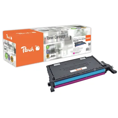Peach S660  Toner XL ma ersetzt Samsung CLP-M660B/ELS, ST924A für z.B. Samsung CLP -607 N, Samsung CLP -610 ND, Samsung CLP -610 (wiederaufbereitet)