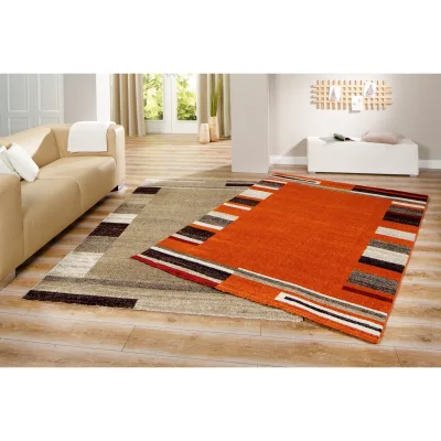 Peyer Syntex 1 Brücke Amber 149 Bordüre Fb.terra Gr.80/150 cm