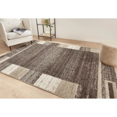 Peyer Syntex 1 Teppich Amber 149 Bordüre braun 120/170 cm