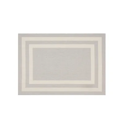 Peyer Syntex 1 Teppich Terrace Bordüre Kiesel-h-grau 160/230 cm