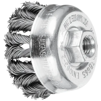 PFERD TOOLS COMBITWIST Topfbürste gezopft TBG Ø 65 mm M14 Stahl-Draht-Ø 0,50mm Winkelschleifer
