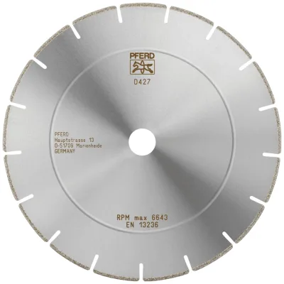 PFERD TOOLS Diamant-Trennscheibe D1A1R 230x2,5x22,23 mm D427 (grob) segmentiert für GFK/CFK