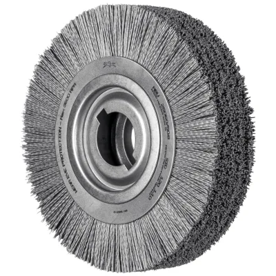 PFERD TOOLS Entgratbürste ungezopft RBU Ø 250x60x50,8 mm Bohrung SiC-Filament-Ø 1,10mm Korn 120 stationär