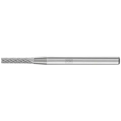 PFERD TOOLS Hartmetall Frässtift Zylinder ZYAS stirnverzahnt Ø 02x10mm Schaft-Ø 3mm Z4 universal mittel fein
