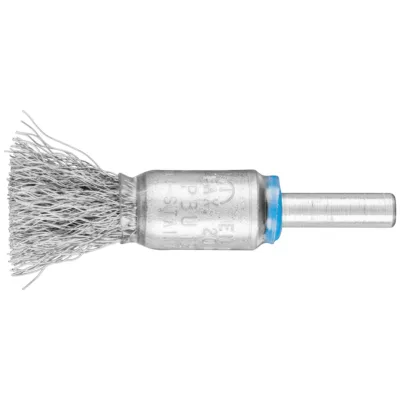 PFERD TOOLS Pinselbürste ungezopft PBU Ø13 mm Schaft-Ø6 mm Edelstahl-Draht-Ø0,20