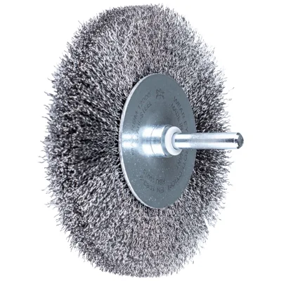 PFERD TOOLS Rundbürste ungezopft RBU Ø100x15 mm Schaft-Ø6 mm Stahl-Draht-Ø0,20