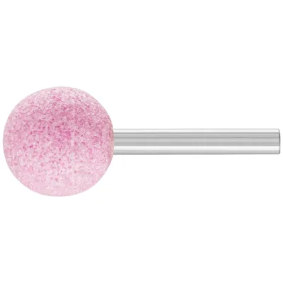 PFERD TOOLS STEEL EDGE Schleifstift Kugel Ø 25x25 mm Schaft-Ø 6,3 mm A30 für Stahl- und Stahlguss