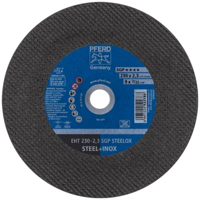 PFERD TOOLS Trennscheibe EHT 230x2,3x22,23 mm gerade Speziallinie SGP STEELOX für Stahl/Edelstahl