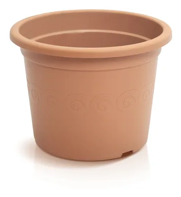 Pflanztopf "Classic", Rund Ø ca. 20 x 15 cm - Terrakotta