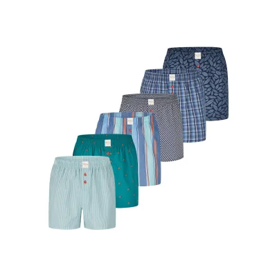 Phil & Co. Berlin Herren Boxer Classic Sets 6er Pack