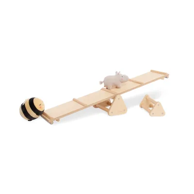 PINOLINO Balancierwippe und -balken Kari – natur